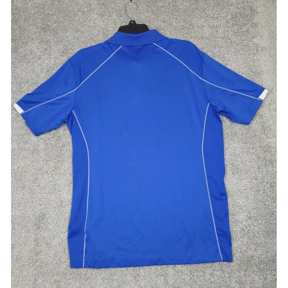 Nike Florida Gators Large Blue Golf Tour Performance Dri Fit Golf Polo Shirt